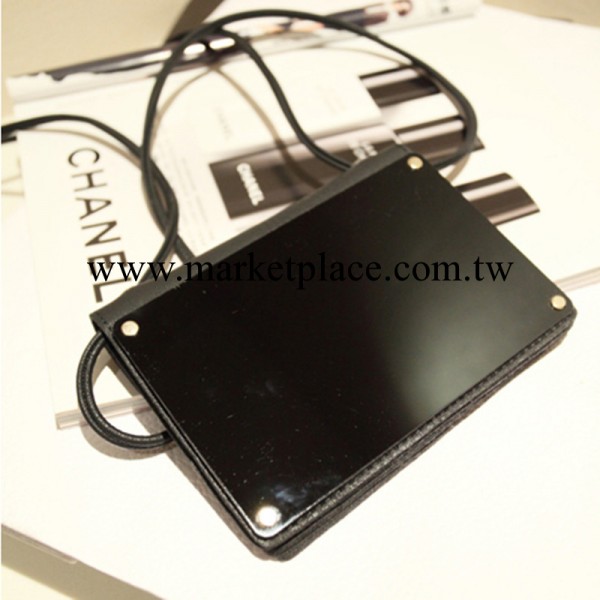 韓國鏡面小包 鏡子單肩斜跨迷你包 黑色iphone5_5s手機包女包280工廠,批發,進口,代購