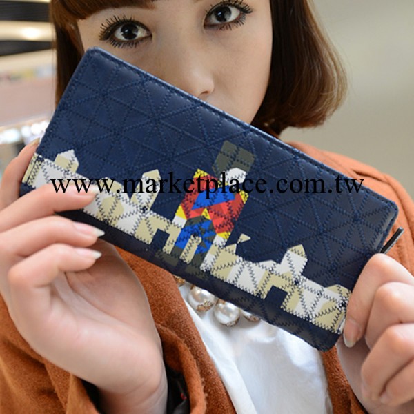 新款女士中長款錢包小王子手拿包繡線韓版女士錢包女包批發廠傢工廠,批發,進口,代購