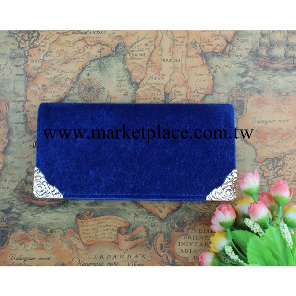時尚毛毛長款錢包 純色仿馬毛拉鏈女款手拿包帶包角 女士錢包工廠,批發,進口,代購