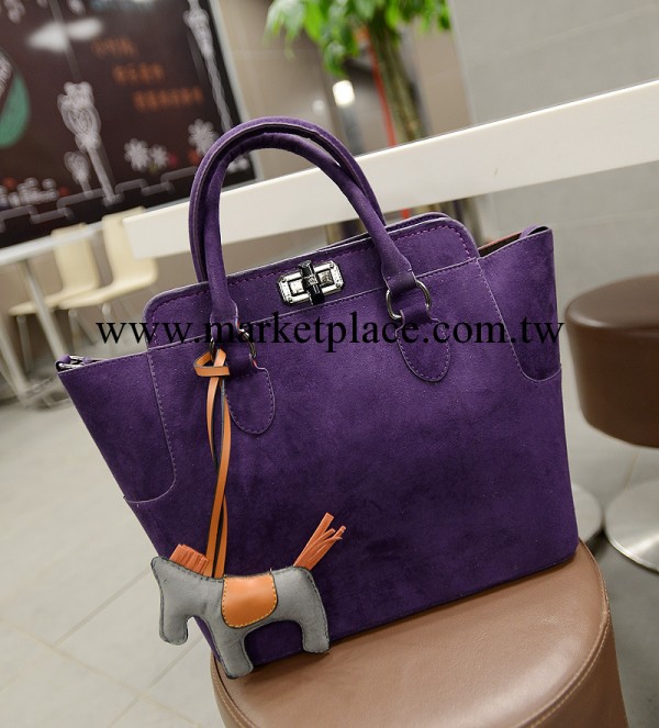 秋冬新款女包批發歐美氣質麂皮蝙蝠囧包單肩斜跨手提包包PU潮包工廠,批發,進口,代購