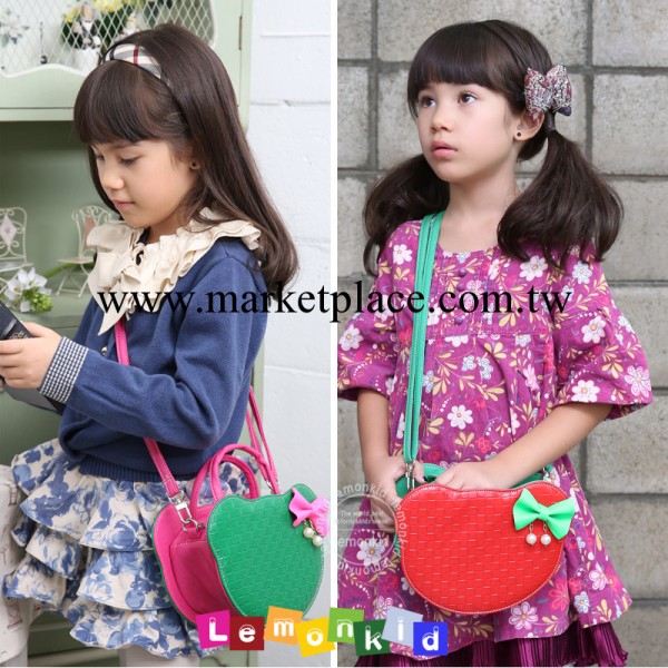 最新韓版兒童寶寶蝴蝶結包包批發 可愛斜挎包 簡約果色米奇包工廠,批發,進口,代購