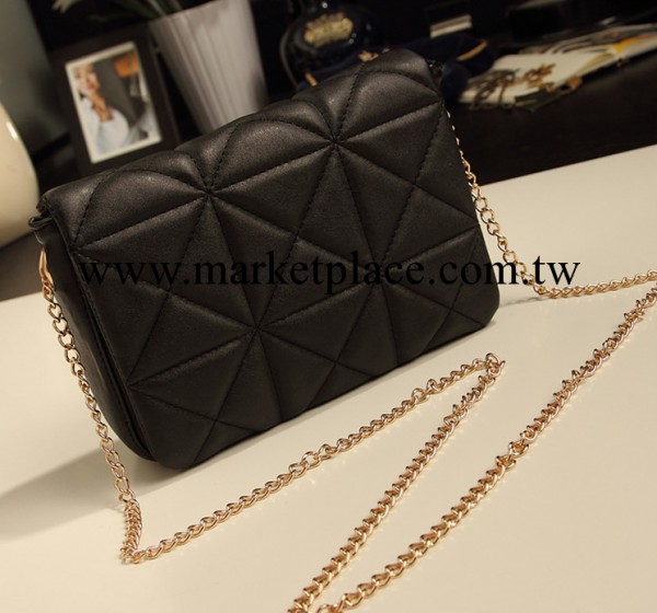 韓版女包2013新款菱格紋鏈條包復古單肩斜跨小包包潮包一件代發工廠,批發,進口,代購