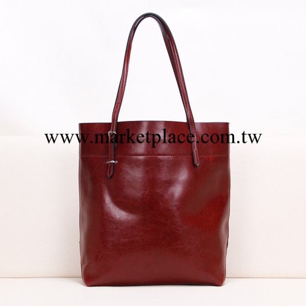 2013新款真皮女包 進口牛皮雙色裂紋流行單肩手提購物袋 廠傢批發工廠,批發,進口,代購