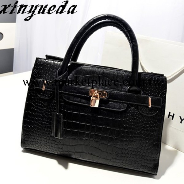 xinyueda歐美大牌女手提包包 時尚鱷魚紋帶鎖多用大包包 女包批發工廠,批發,進口,代購