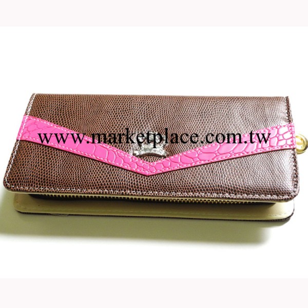 批發供應高檔韓版女士錢包 新款時尚長款鱷魚紋路手拿包工廠,批發,進口,代購