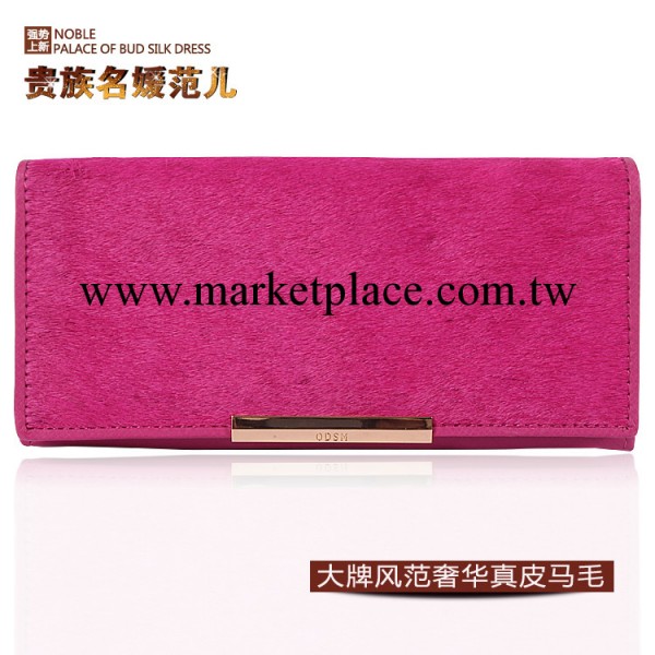正品秋冬季牛皮錢包女士長款 女錢包真皮馬毛錢包手拿包多色特批工廠,批發,進口,代購