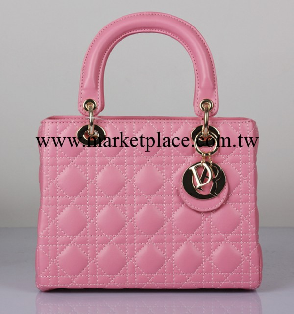 新款戴妃包定型牛皮菱格女包李湘同款大牌包包小號手提包批發工廠,批發,進口,代購