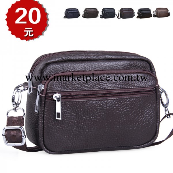 頭層牛皮男士單肩小包時尚真皮腰包斜跨包真皮 男包 韓版潮男包工廠,批發,進口,代購