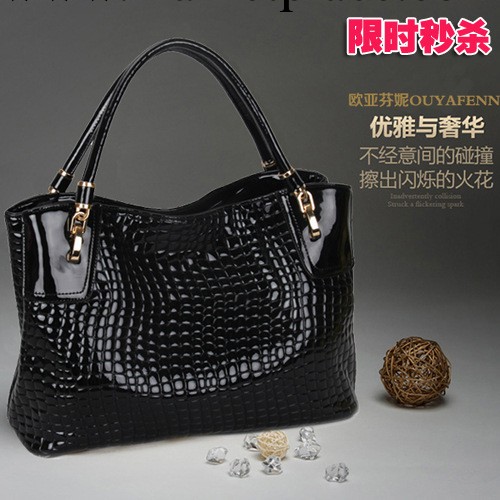 批發1件代發女包 鱷魚紋歐美紅色新娘包 手提包女潮包 7p02工廠,批發,進口,代購