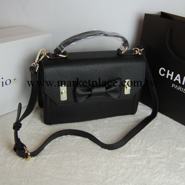 復古日系森林系公文包真皮女包蝴蝶結牛皮荔枝紋小方包單肩斜挎包工廠,批發,進口,代購