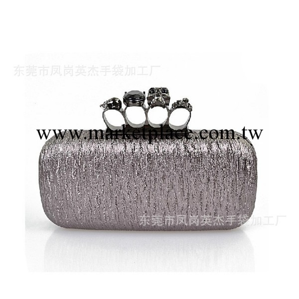 熱賣包包 新款戒指骷髏頭鑲鉆樹皮紋晚宴包禮服包手拿包女包6034工廠,批發,進口,代購