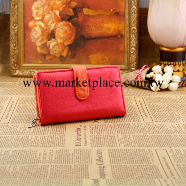 2013新款日式女士撞色錢包　森系韓風中款女生手拿包個性錢夾批發工廠,批發,進口,代購