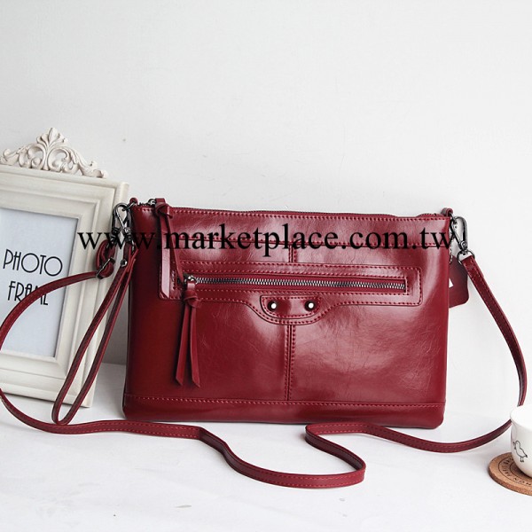 2013新款機車包牛皮手拿包 斜跨包 斜跨包9156工廠,批發,進口,代購