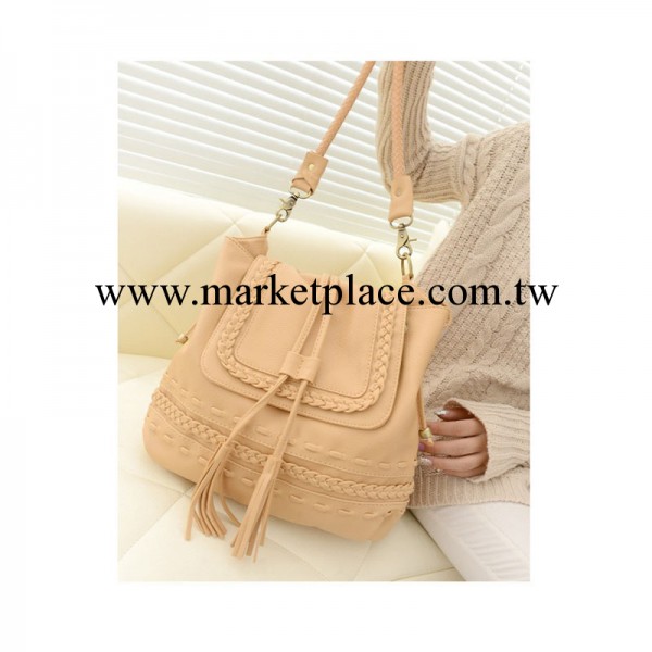 時尚韓版編織休閒單肩斜跨包D0842工廠,批發,進口,代購