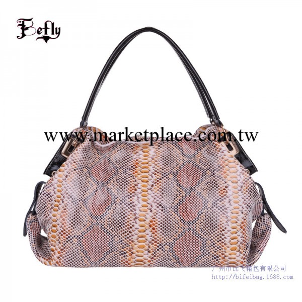 專業供應新款女包 蛇紋真牛皮單肩斜跨手提女包包 一件代發貨工廠,批發,進口,代購