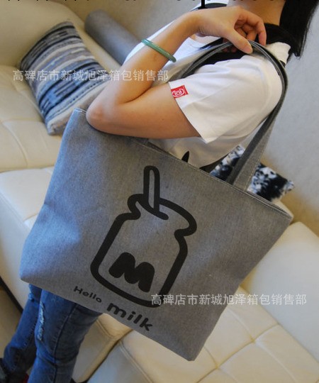 白溝印花帆佈廠傢單肩手提女包環保購物包袋休閒時尚潮批發工廠,批發,進口,代購