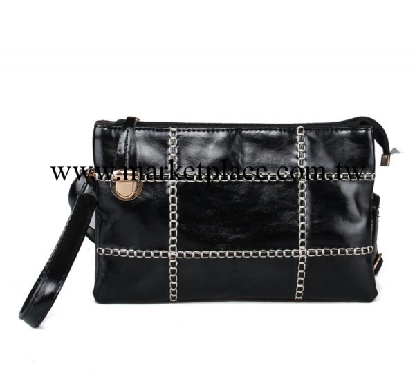 韓版新款手拿包斜挎包繡方格多用女包065工廠,批發,進口,代購