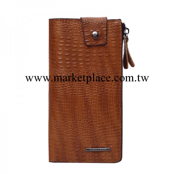 男士長款錢包搭扣錢包 錢夾男 長款 韓版男士錢包長款牛皮手拿包工廠,批發,進口,代購