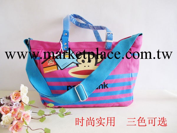 外貿大嘴帆佈猴子手提包斜挎包 單肩包 女包 三色可選工廠,批發,進口,代購