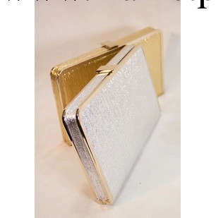 badmary 金色銀色極簡風亮面金屬質感手拿包鏈條包 迷你包 盒子包工廠,批發,進口,代購