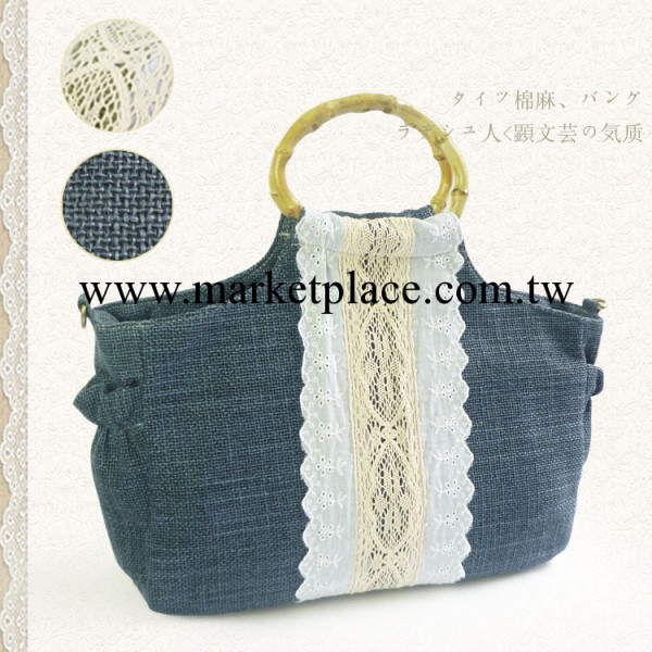蘇金牧歌日單棉麻田園森林系原創佈藝包包手提包森系蕾絲花邊包包工廠,批發,進口,代購