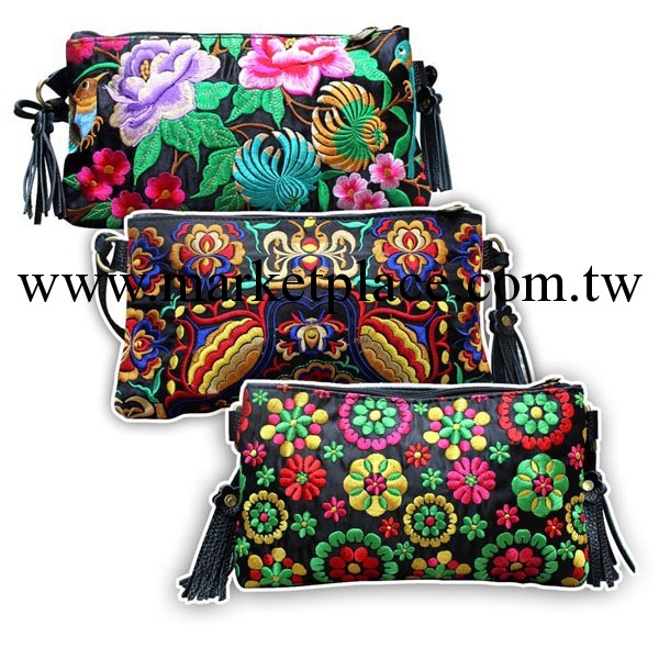2014新款。民族風真皮刺繡包.頭層牛皮繡花女包.手拿單肩挎小包工廠,批發,進口,代購