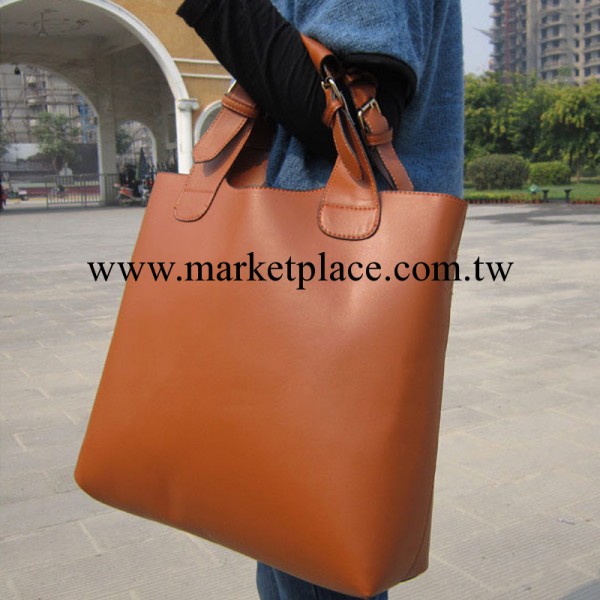 歐美風新款韓版時尚簡約單肩斜跨手提女包子母雙包敞口外貿批發包工廠,批發,進口,代購