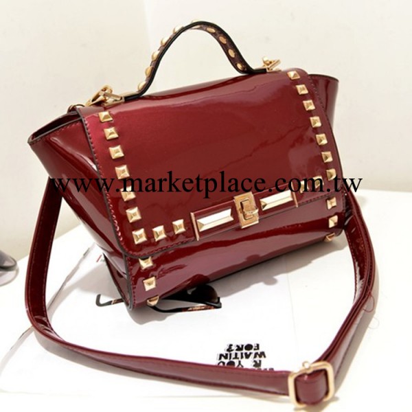 2014新款女包柳丁亮面餃子包包單肩斜挎手提包廠傢批發直銷工廠,批發,進口,代購