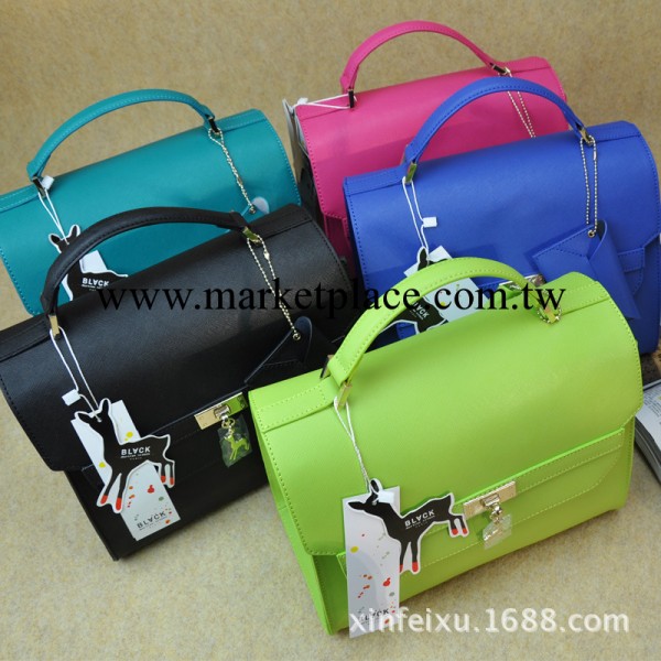 尐鹿牌 女式純皮手提單肩包 5色齊全工廠,批發,進口,代購