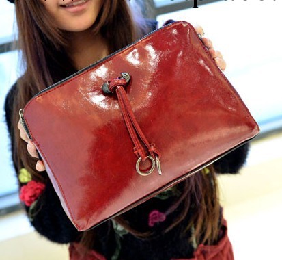 2014新款韓版百搭多功能女包復古油臘皮單肩斜挎小包三拉鏈手拿包工廠,批發,進口,代購
