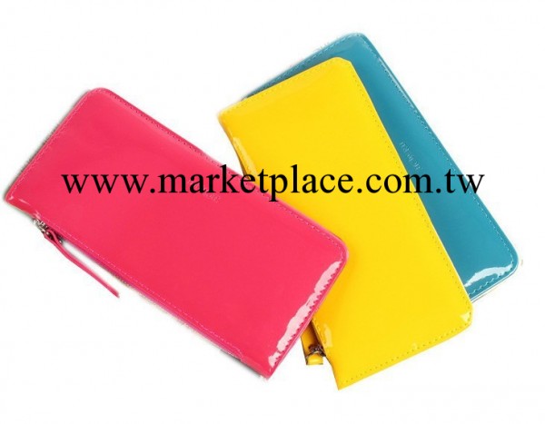 供應韓版糖果色女式錢包 女士長款錢包 PU卡包/零錢包 新款手拿包工廠,批發,進口,代購