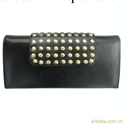 時尚錢包 鉚釘錢包 鉚釘手拿包 鉚釘化妝包 義烏廠傢工廠,批發,進口,代購