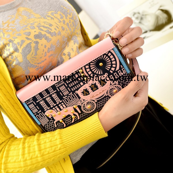 2014 廠傢直銷 卡通卡愛 現貨小公主雙拉長款錢包 手拿包工廠,批發,進口,代購