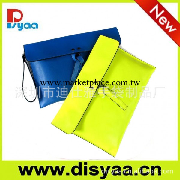 廠傢直銷新款牛皮手抓包手拿包復古手包熒光信封包工廠,批發,進口,代購