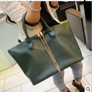藍聰秋冬新款鐵鏈簡約大包時尚潮流復古單肩手提包個性女包批發NN工廠,批發,進口,代購