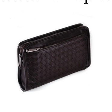 2013新款曼邦男士手包進口編織紋牛皮手拿包 2013時尚品質手抓包工廠,批發,進口,代購