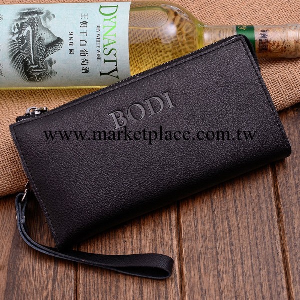 新款全牛皮手拿包日韓時尚潮流男女均用錢包手拿包男女通用款工廠,批發,進口,代購