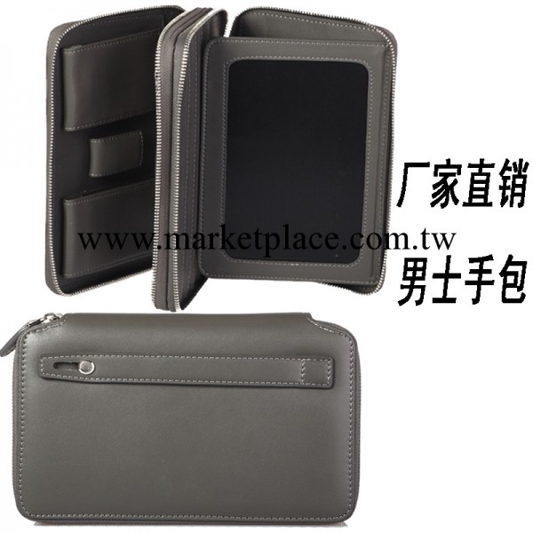 2014廠傢直銷、優質小牛皮手包、男士手拿包實體店批發進貨復古工廠,批發,進口,代購