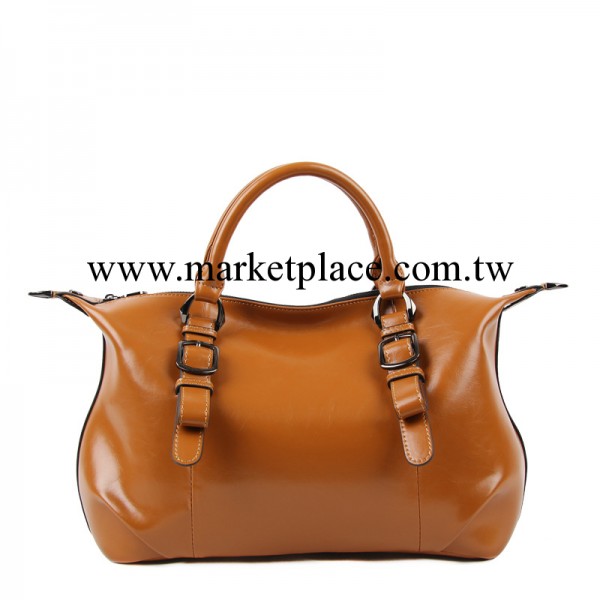 2013秋冬新款真皮女包復古瘋馬油皮包牛皮圓桶手提斜挎郵差包批發工廠,批發,進口,代購