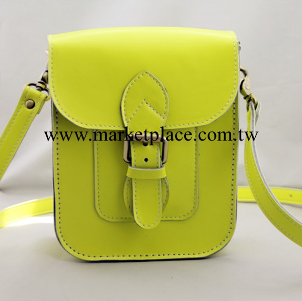 2013熱賣凱麗古拉頭層牛皮手工定制單肩手拿女包復古包黃色復古韓工廠,批發,進口,代購