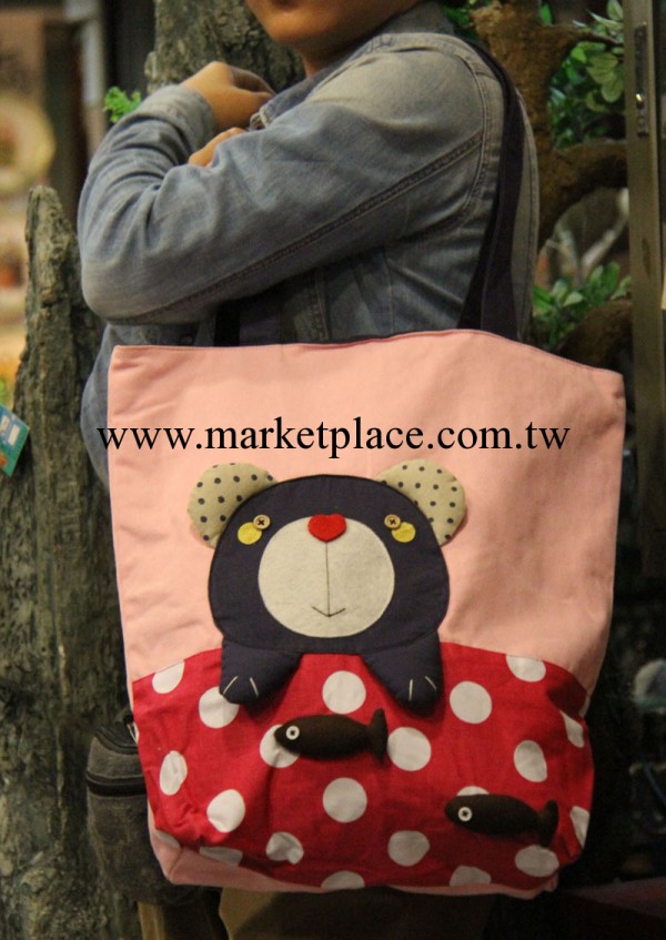 批發正版億心如意 原創 外貿 韓版 卡通 佈藝包 單肩包 大包工廠,批發,進口,代購