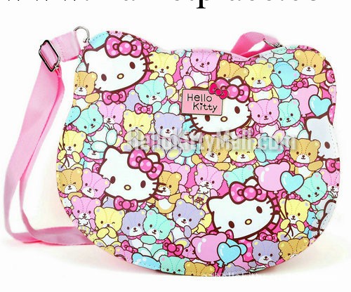 5087-新款可愛卡通漫畫Hello Kitty掛包斜挎包單肩包大號AA3154工廠,批發,進口,代購