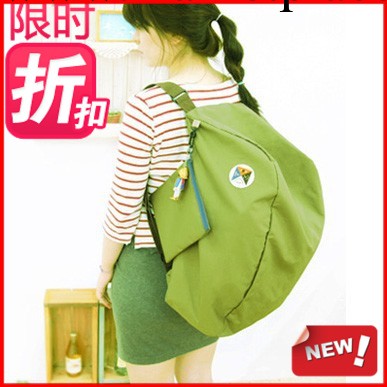 韓版多功能變換可折疊收納雙肩包 斜挎包工廠,批發,進口,代購
