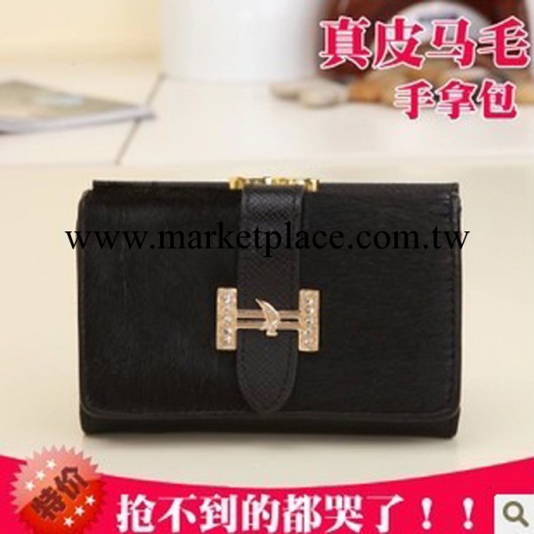 廠傢直銷真皮馬毛錢包女裝錢包女士手拿包工廠,批發,進口,代購