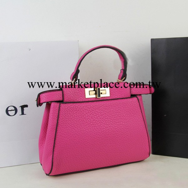 廣州女包 2013新款 姚晨同款 歐美品牌時尚鎖扣手提單肩小包工廠,批發,進口,代購