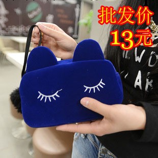 女包批發 廠傢直銷2014新款女士可愛手包貓咪圖案女包手拿包妮子工廠,批發,進口,代購