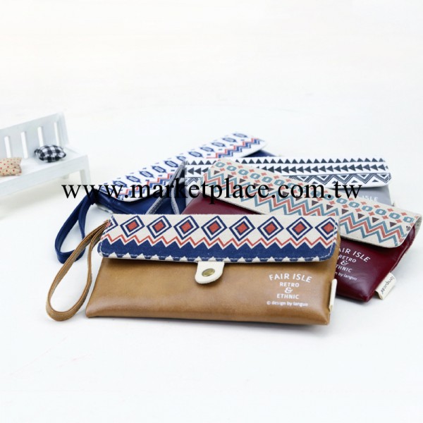 藍果LANGUO 蘇格蘭風情2-手包 原創設計 zakka小清新 韓版手拿包工廠,批發,進口,代購