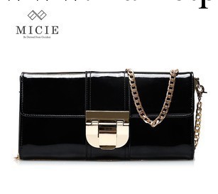 2013漆皮手拿包 歐美復古 手包女包 鏈條晚宴包工廠,批發,進口,代購