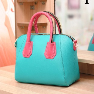 歐美女包批發 撞色手提包時尚潮女包笑臉單肩包手提包工廠,批發,進口,代購