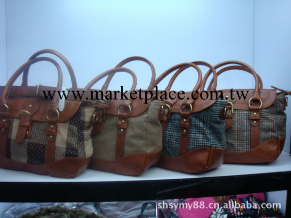 出口日本熱賣原單加厚格尼面料女士手拎斜背多功能包工廠,批發,進口,代購